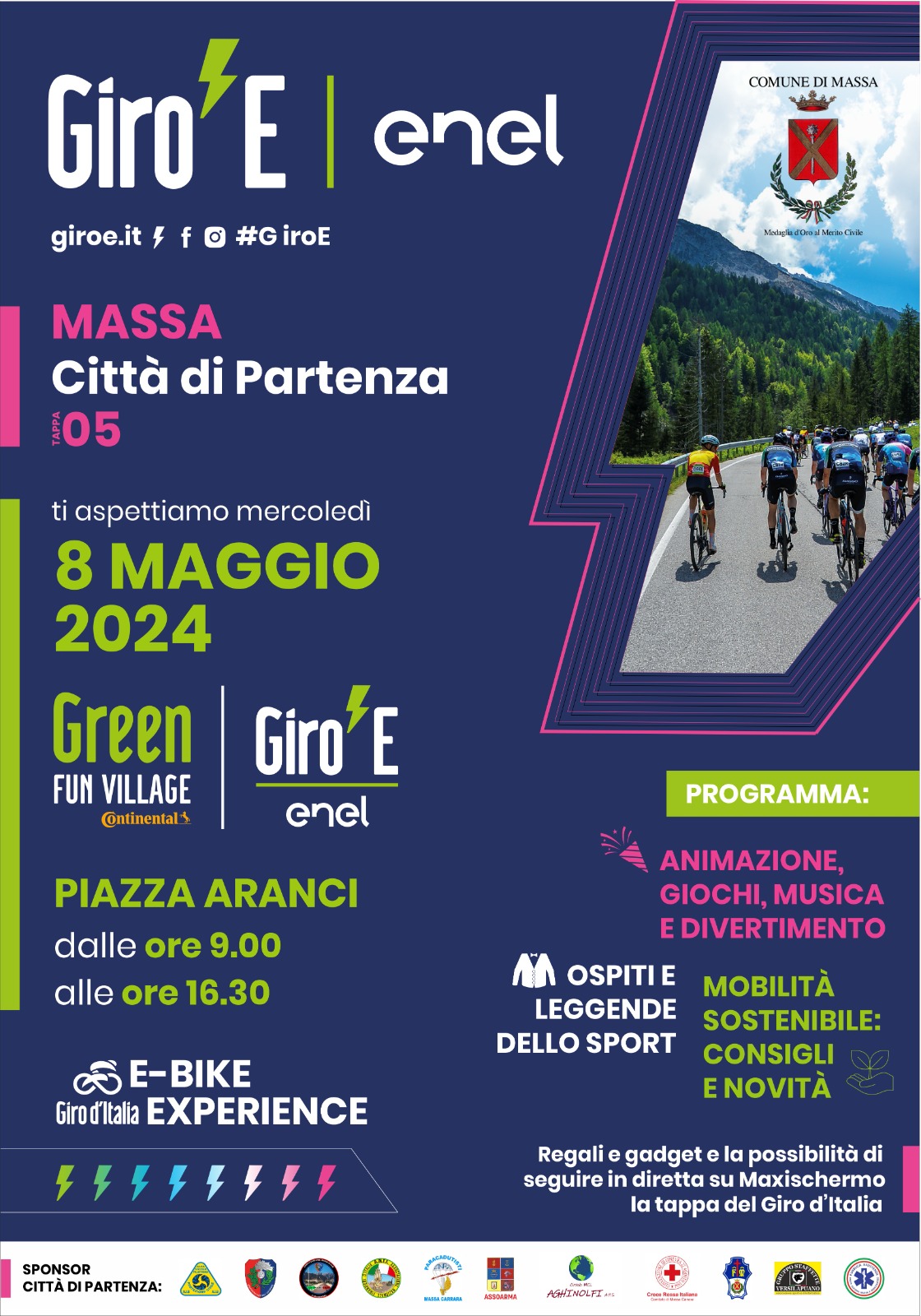 locandina Giro-E 8 maggio 2024 