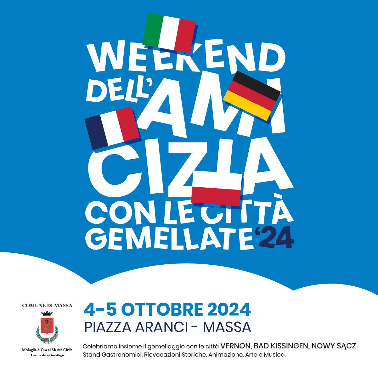 locandina festa dell'Amicizia Ottobre 2024 