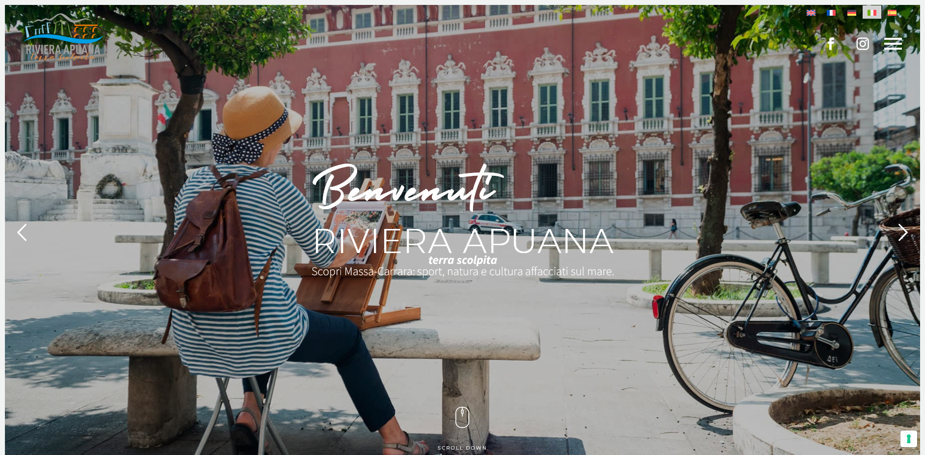 piazza Aranci - pagina benvenuto sito turistico Visit Riviera Apuana 