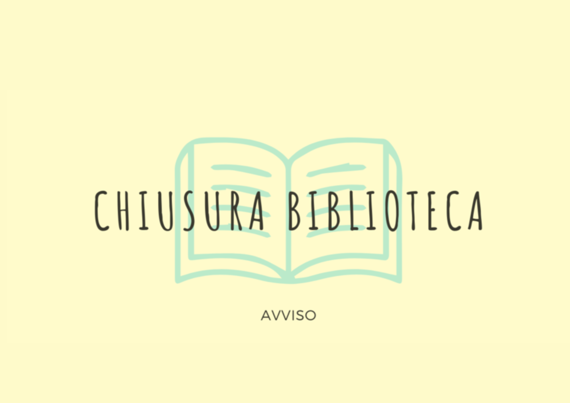 chiusura biblioteca