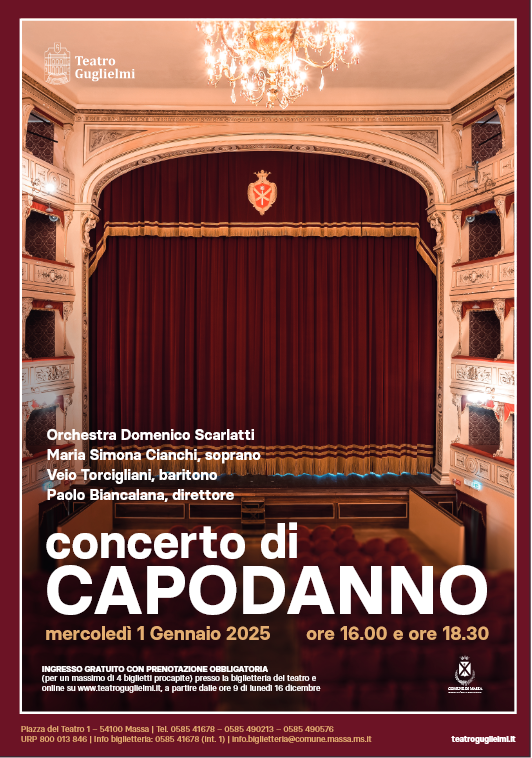 locandina concerti Capodanno 2025