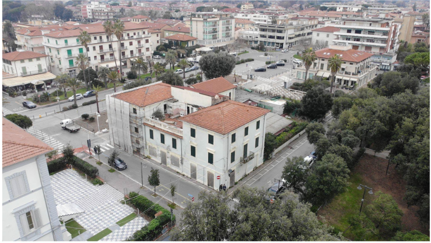 immagine dall'alto hotel Milano ed adiacenze  - Marina di Massa