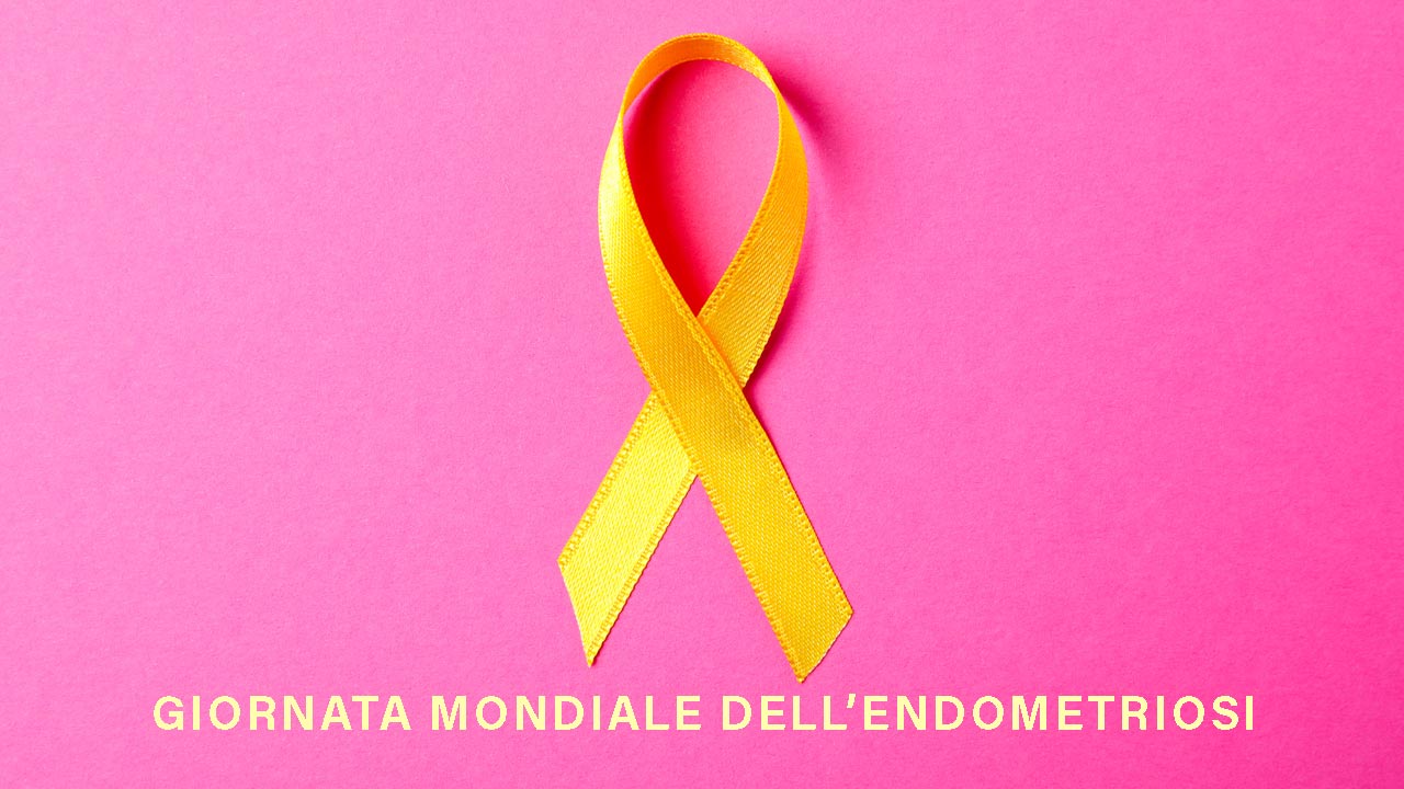 immagine simbolo fiocchetto giallo per endometriosi 