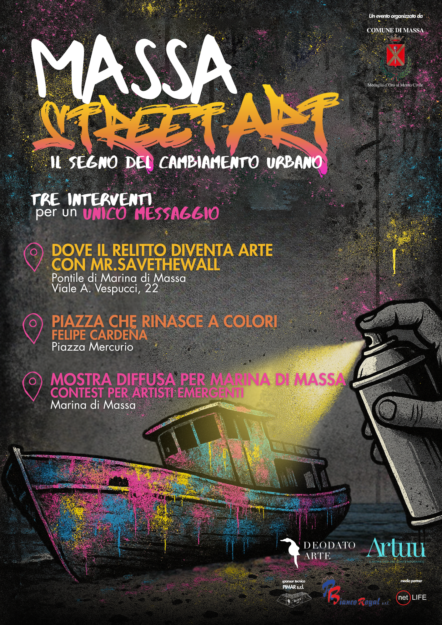 locandina Massa Street Art luglio-agosto  2025