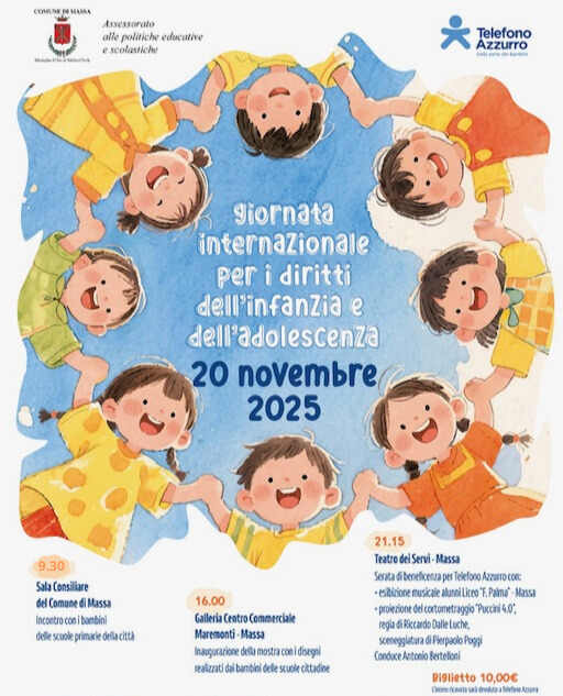 locandina Giornata 1nfanzia e adolescenza  - 20 novembre 25 