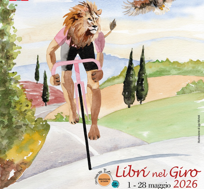 ritaglio locandina Libri in Giro - eventi biblioteca maggio 2026 
