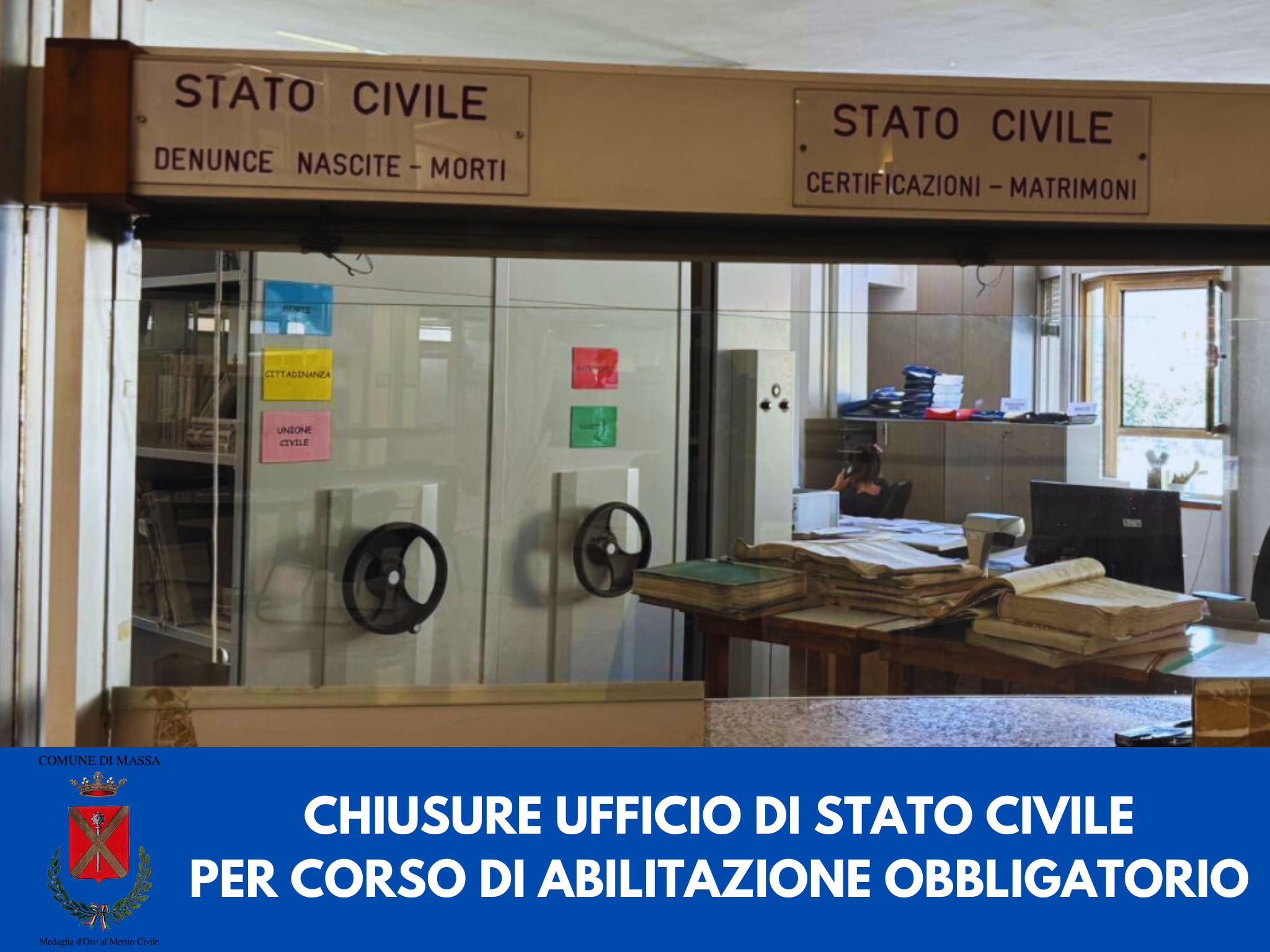 avviso chiusure