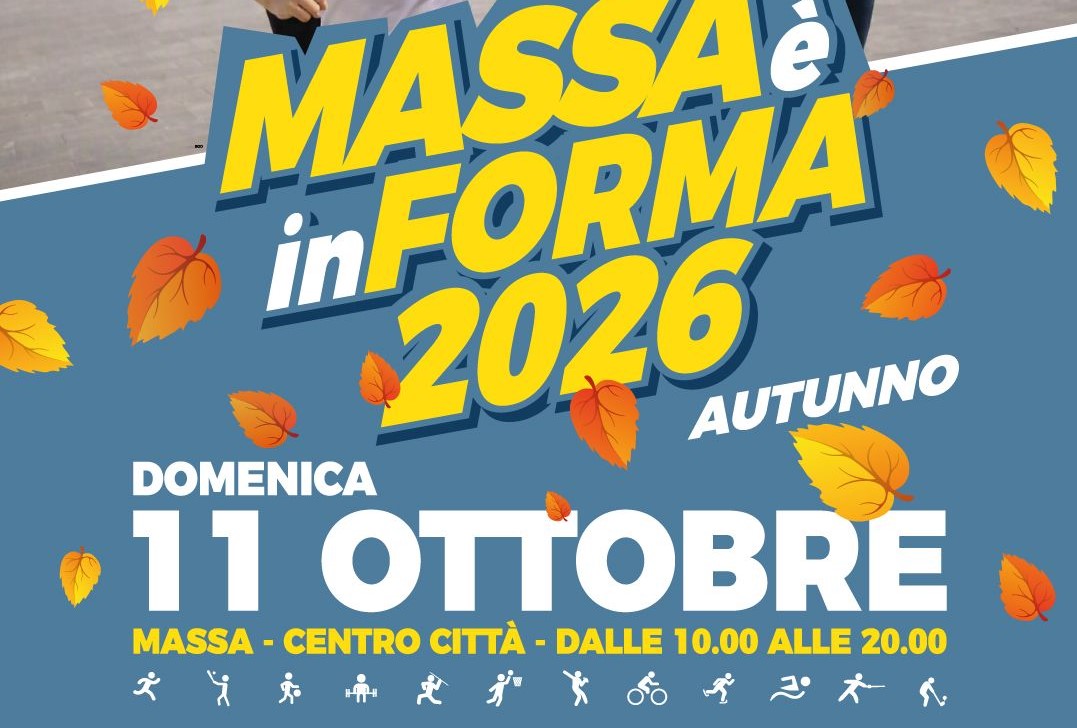 ritaglio locandina Masssa in forma 2026