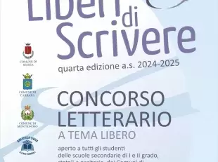 locandina concorso Liberi di scrivere 24-25