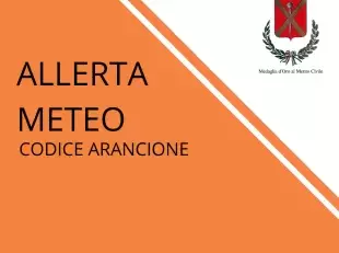 avviso allerta meteo codice ARANCIONE