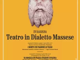 manifesto stagione teatrale in dialetto massese 2025