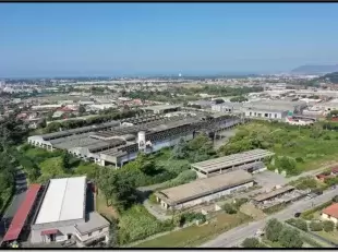 immagine aerea insediamento ex Olivetti - Syntesis