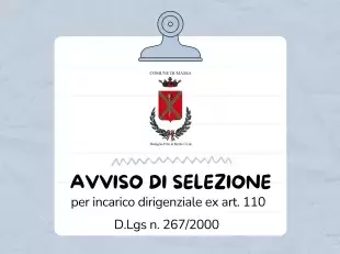 avviso selezione conferimento incarico ex art  110  Dlgs 267-2000