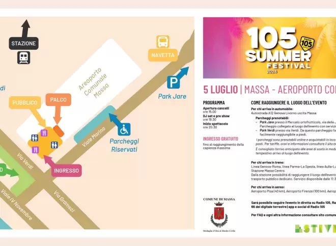 locandina mappa 105 Summer Festival 5 luglio 2024.png 